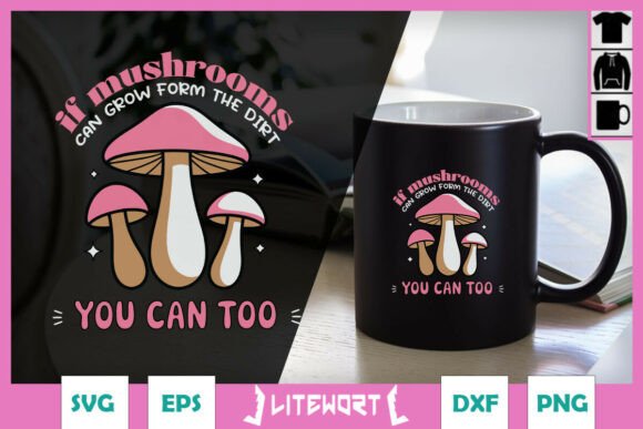 If Mushrooms Can Grow Retro Funny SVG Review