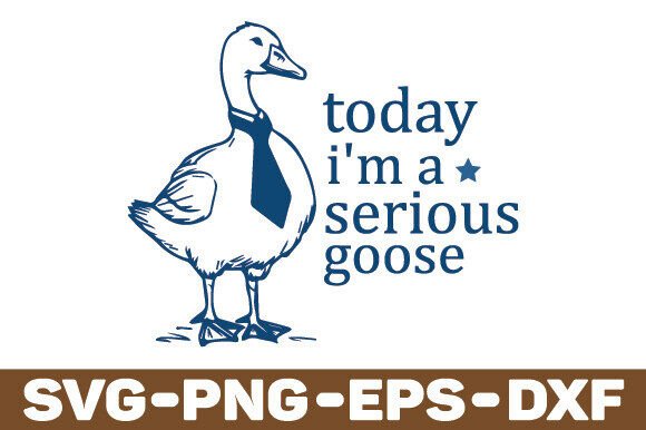 Review: Today I m a Serious Goose Svg for Embroidery