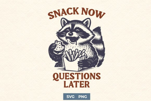 Reviewing Snack Now Questions Later Funny SVG PNG for Embroidery
