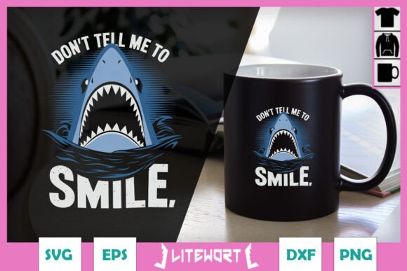 Reviewing the Don’t Tell Me to Smile Shark SVG