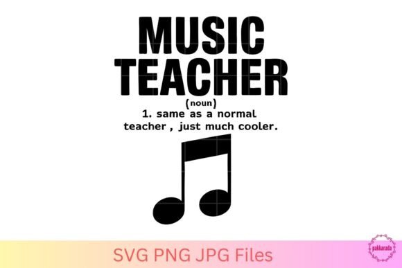 Reviewing the Music Teacher Definition SVG for Stitch