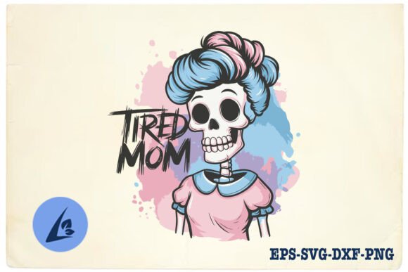 Reviewing the Tired Mom Skeleton SVG for Stitching