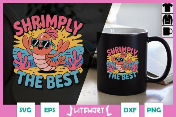 Shrimply the Best Shrimp Funny SVG Review